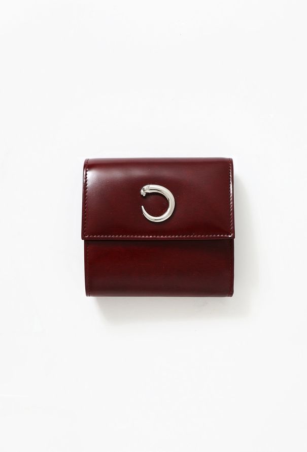 Cartier Bordeaux Panthère Leather Wallet - 1