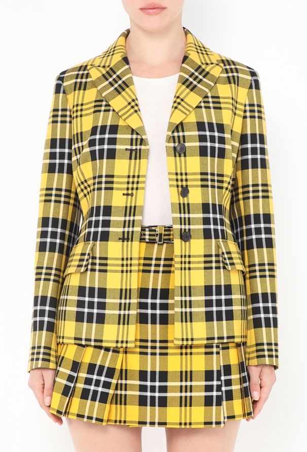 Dior Pre-Fall 2022 Plaid Skirt Ensemble - 4