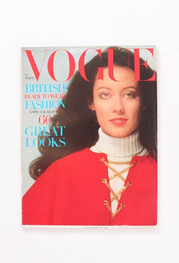 VOGUE UK '70s YSL David Bailey Trio - 6