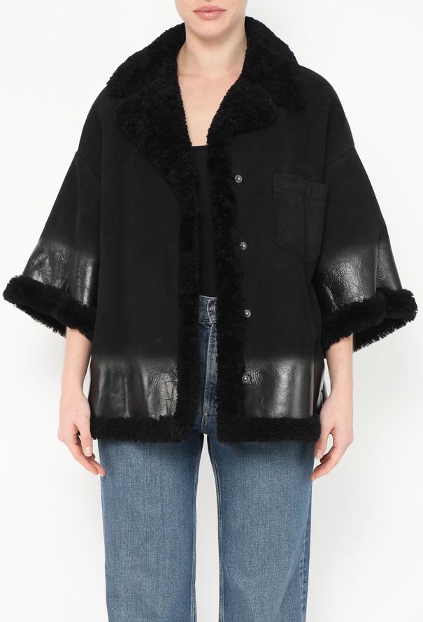 Prada 2018 Suede Shearling-Lined Jacket - 2