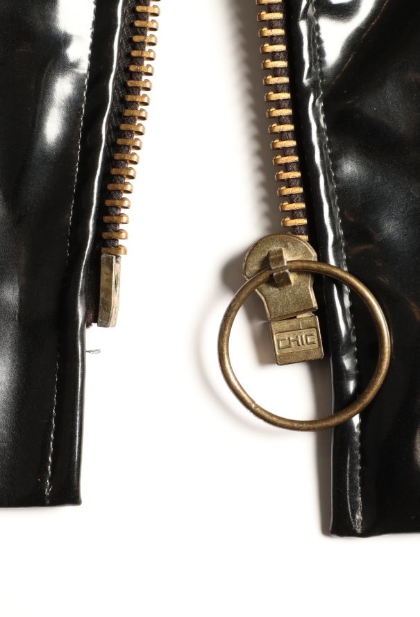 Iconic Pierre Cardin '70s Vinyl Trench Coat - 8