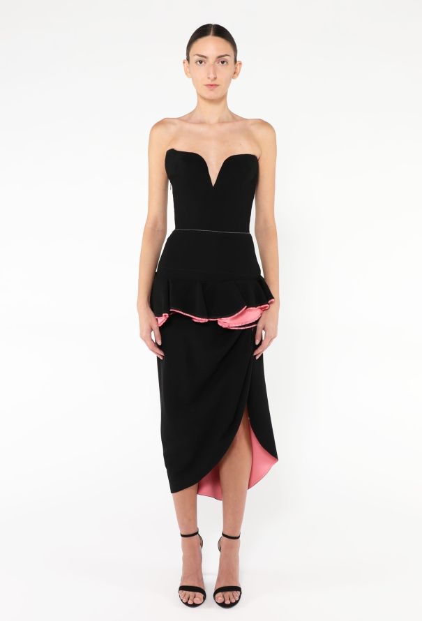 Balenciaga S/S 2013 Peplum Cut-Out Gown - 1