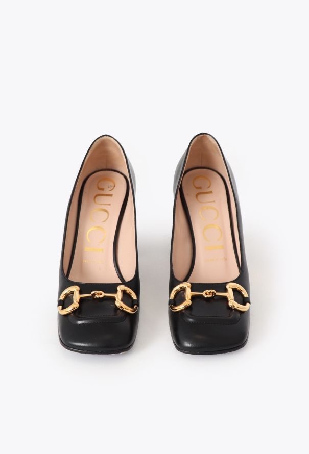 Gucci Resort 2021 Leather Horsebit Heels - 3