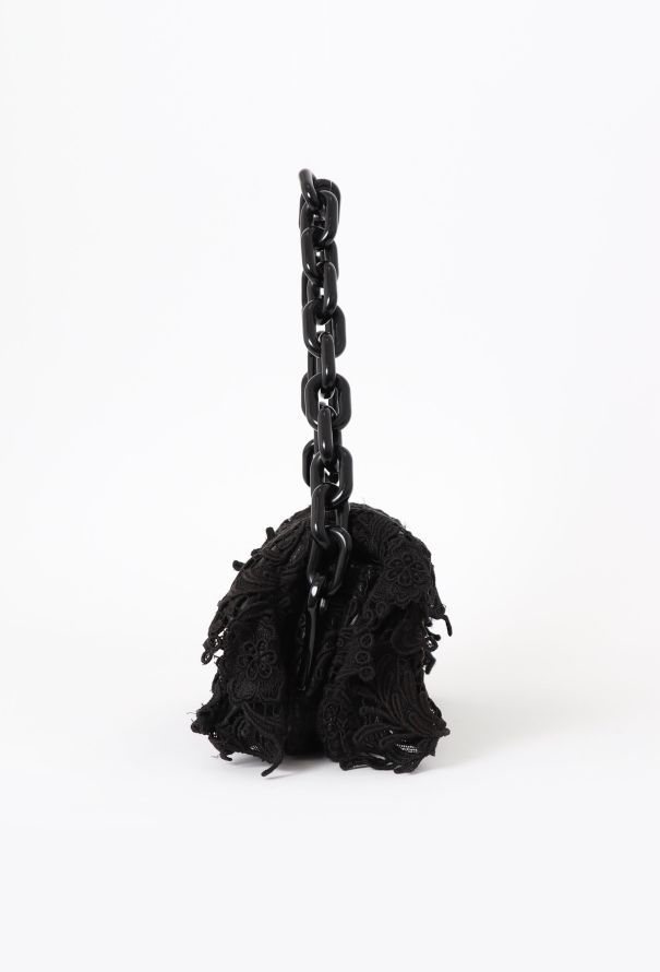 Prada F/W 2008 Guipure Lace Shoulder Bag - 5