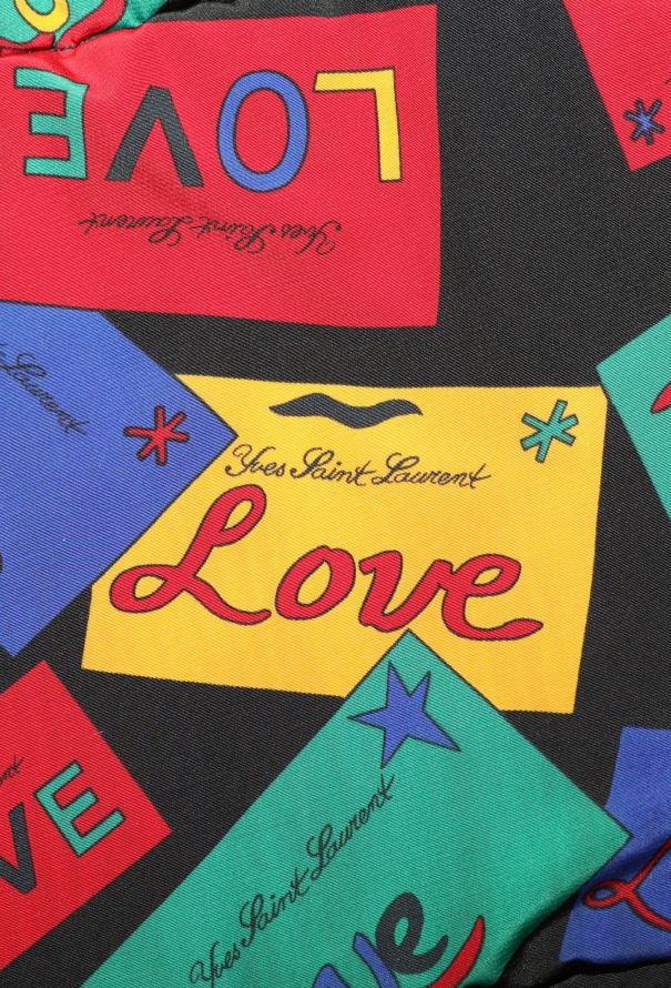 Saint Laurent Vintage Reversible Love Puffer Coat - 7