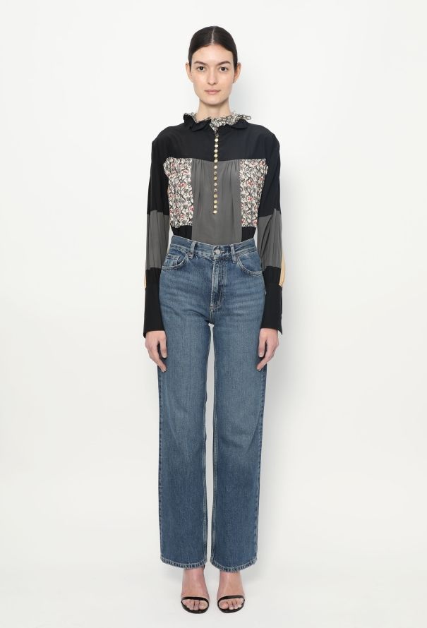 Louis Vuitton Patchwork Silk Blouse - 3