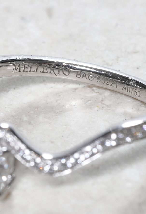 Mellerio 18k White Gold & Diamond Ring - 4