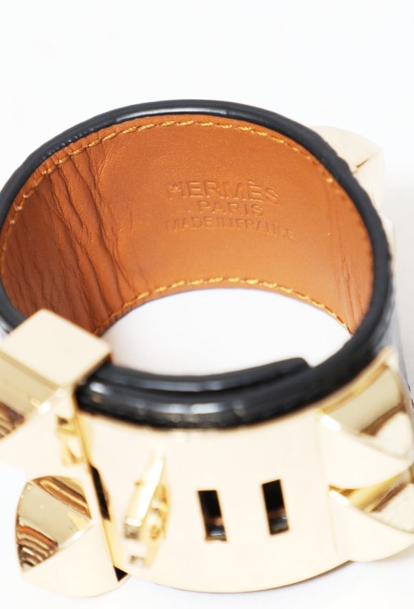 Hermès Alligator Leather Médor Cuff - 5