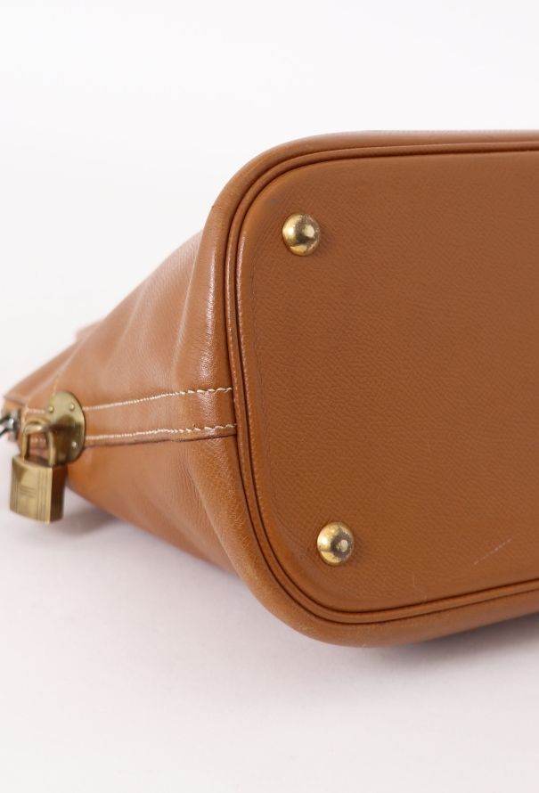 Hermès Gold Smooth Grain Calfskin Bolide 35 - 7
