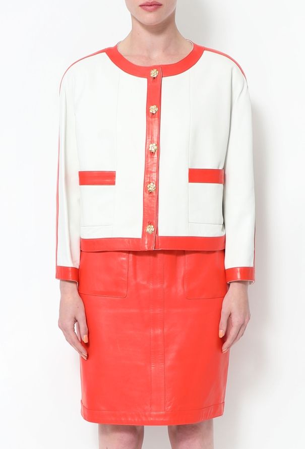Chanel ICONIC S/S 1990 Bicolor Lambskin Ensemble - 9