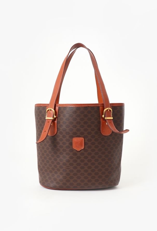 Céline 1995 Triomphe Macadam Monogram Tote - 1
