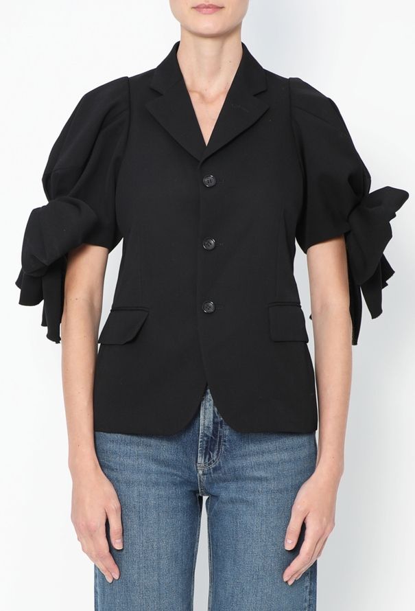 Comme des Garçons 2022 Bow Appliqué Jacket - 1