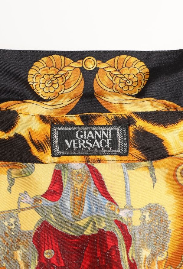 Gianni Versace F/W 1992 Baroque Silk Blouse - 8