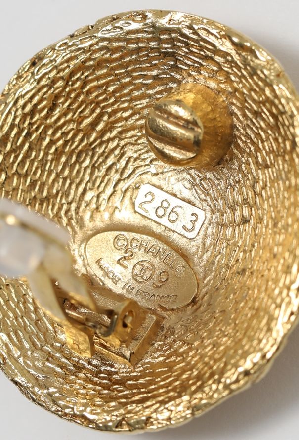 Chanel Collector S/S 1989 Woven Clip Earrings - 5