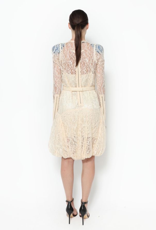 Givenchy F/W 2009 Embellished Lace Balloon Dress - 4