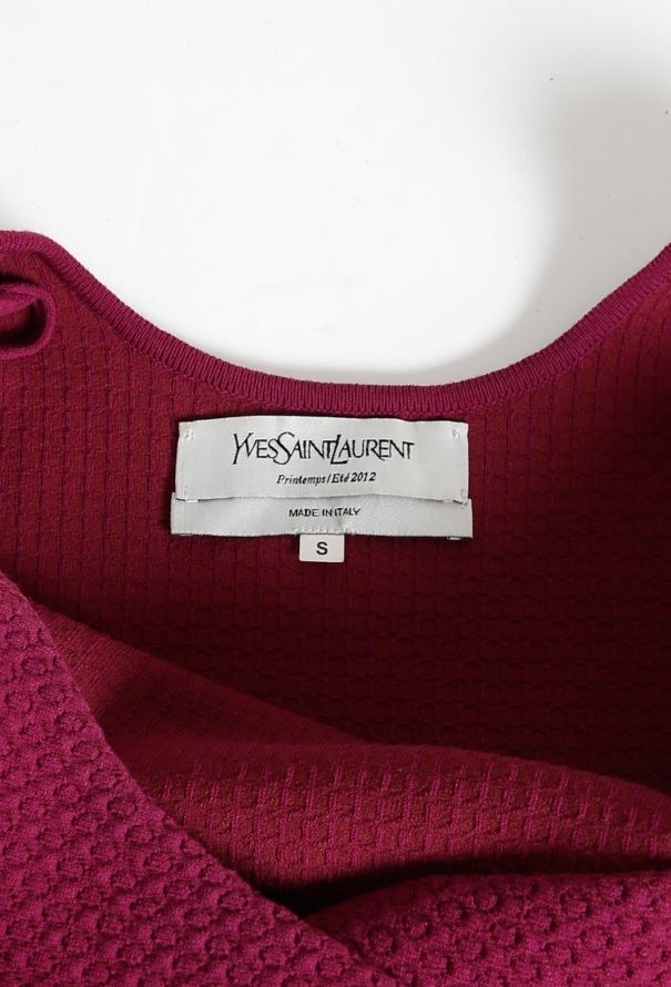 Saint Laurent S/S 2012 Cut-Out Flared Knit Dress - 4