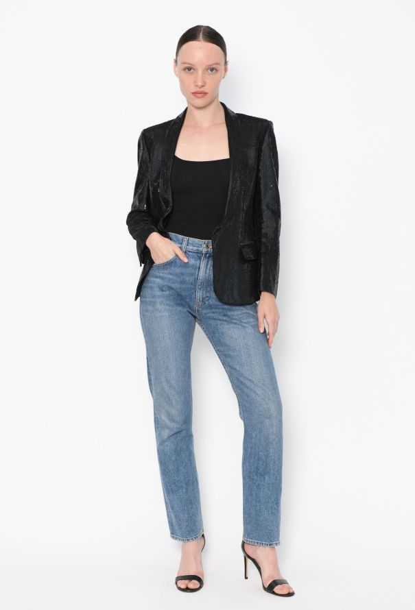 Balmain 2020 Sequin Embroidered Blazer - 4