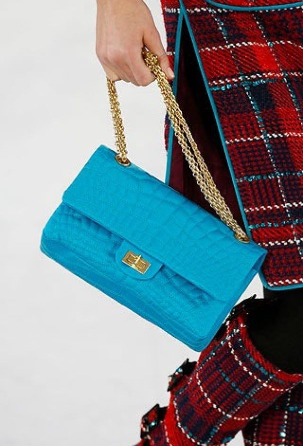 Chanel F/W 2007 Crocodile Quilted 2.55 Medium Flap Bag - 2