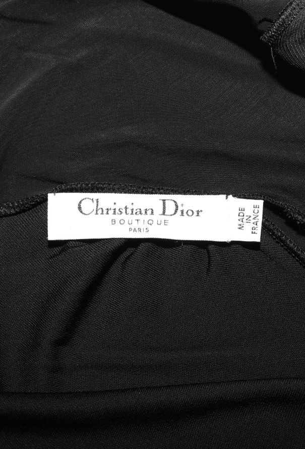 Dior 2006 Cowl-Neck Bodycon Dress - 6