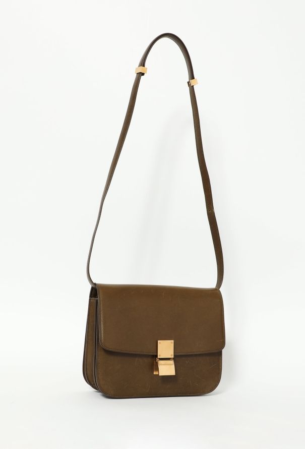 Céline S/S 2016 Olive Classic Box Bag - 3