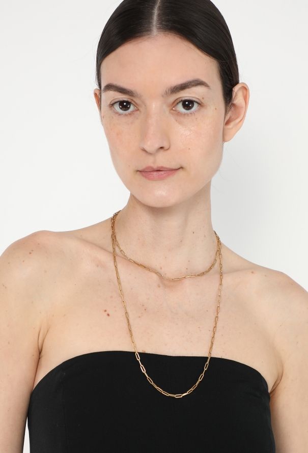 Vintage Fine Jewelry 18K Gold Chain Necklace - 2