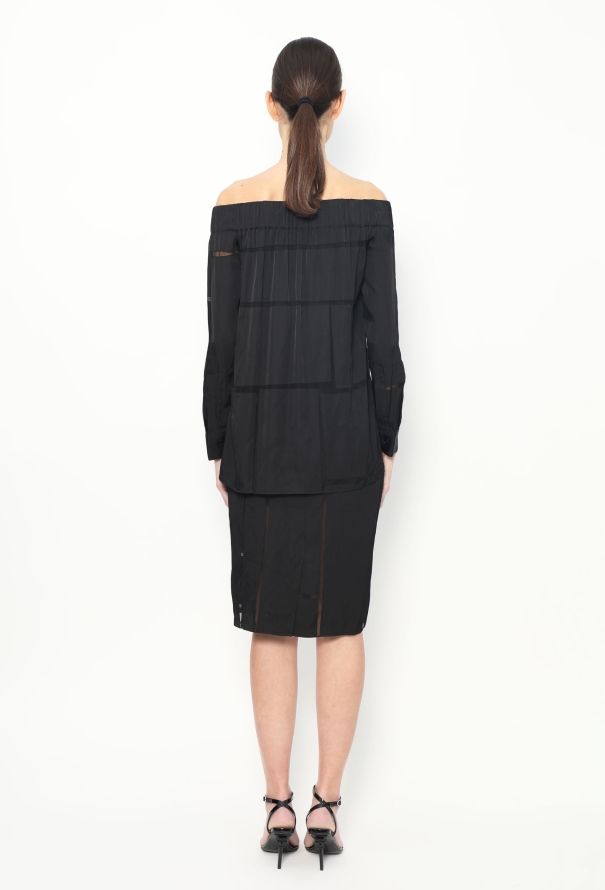 Stella McCartney Stella McCartney Off-Shoulder Silk Dress - 5