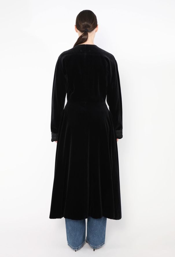Jean Paul Gaultier Vintage Gibo Velvet Evening Coat - 5
