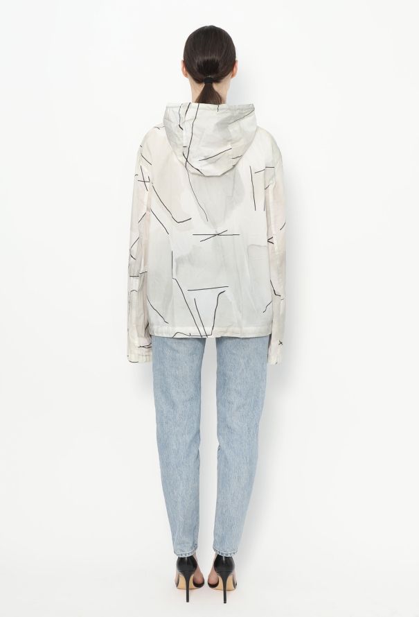 Hermès Vintage Graphic Hooded Rain Jacket - 6