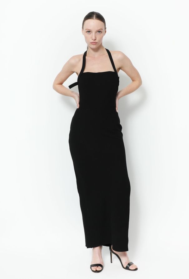 Gianni Versace 1993 Crêpe Halter Dress - 3