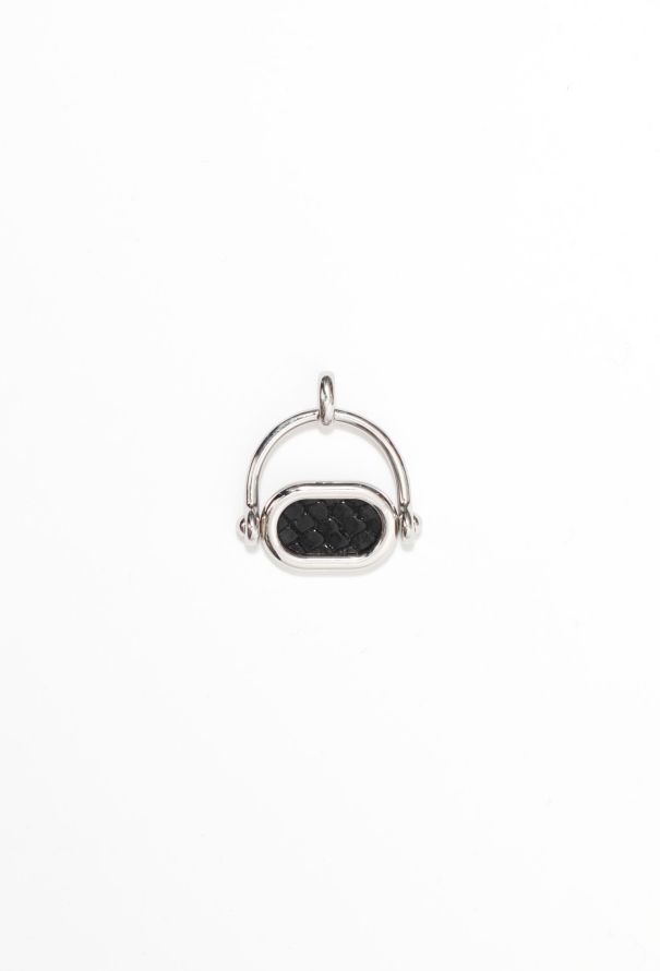 Hermès Leather Stirrup Pendant - 1