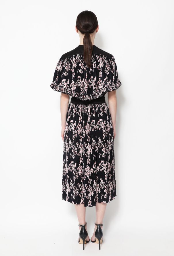 Paco Rabanne Resort 2020 Floral Pleated Dress - 4