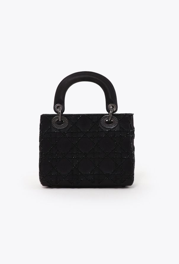 Dior '90s Mini Lady Dior  Satin Cannage Bag - 1