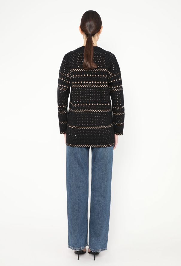 Alaïa Oversized Laser-Cut Sweater - 3