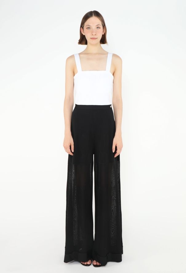 Chanel 2025 Piqué Bicolor Jumpsuit - 1