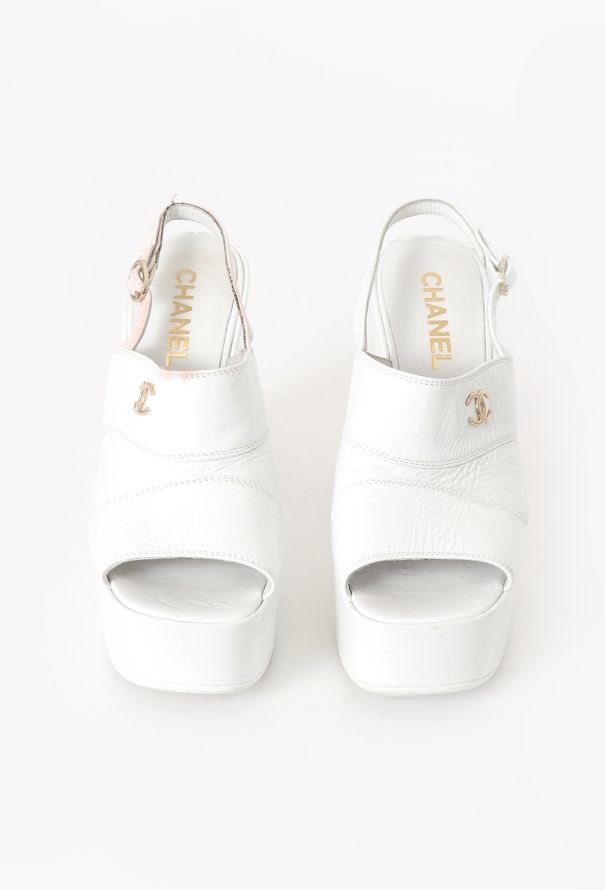 Chanel Pre-Fall 2023 Paris-Dakar Patent Platforms - 4