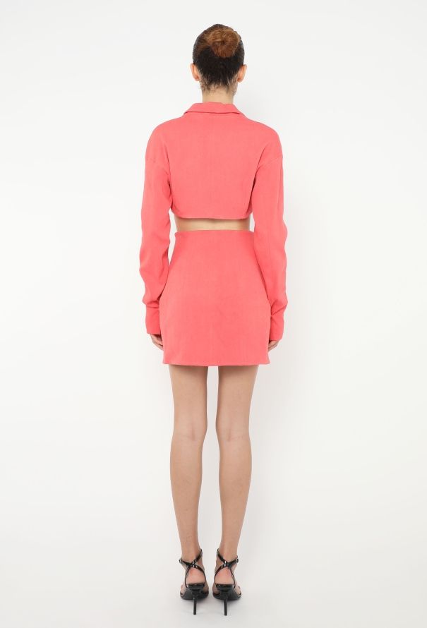 Dolce & Gabbana RARE S/S 1992 Cropped Tulip Ensemble - 5