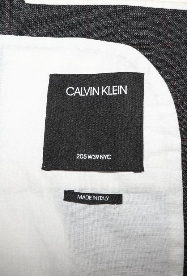 Calvin Klein F/W 2017 Pinstripe Checkered Suit - 8