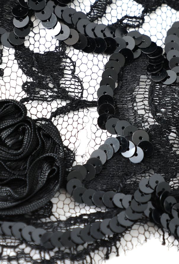 Dior Vintage Floral Lace Dress - 7