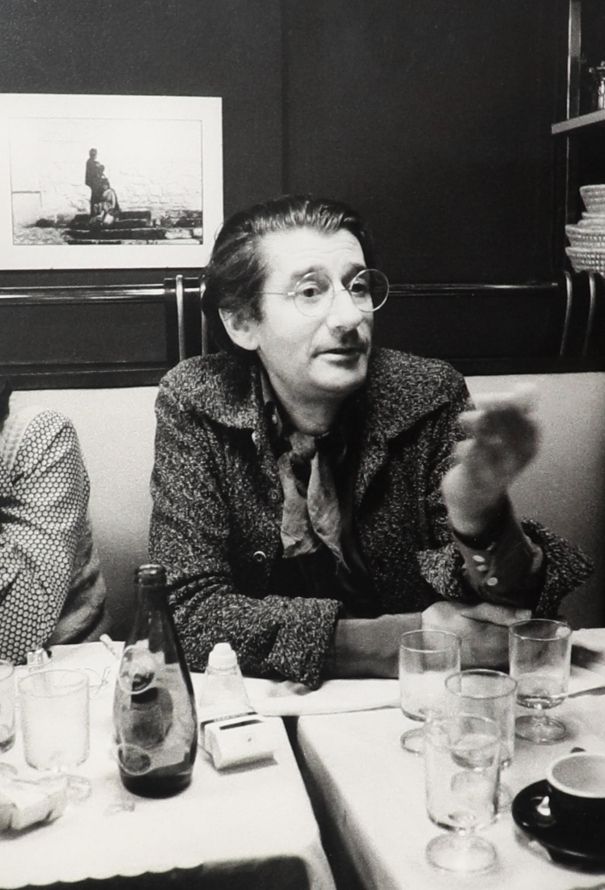 Vintage Objects & Decor RARE Helmut Newton 'Au Café' Silver Print by Yvette Troispoux - 2