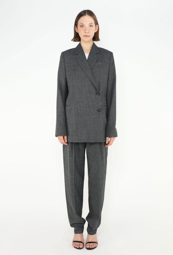 Toteme 2024 Off-Center Wrap Suit - 1