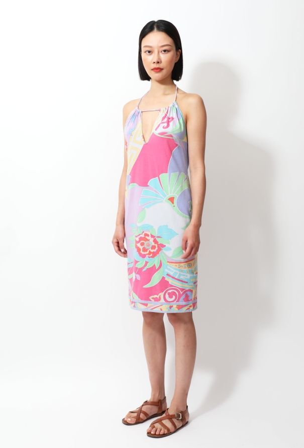 Leonard Floral Halter Dress - 4