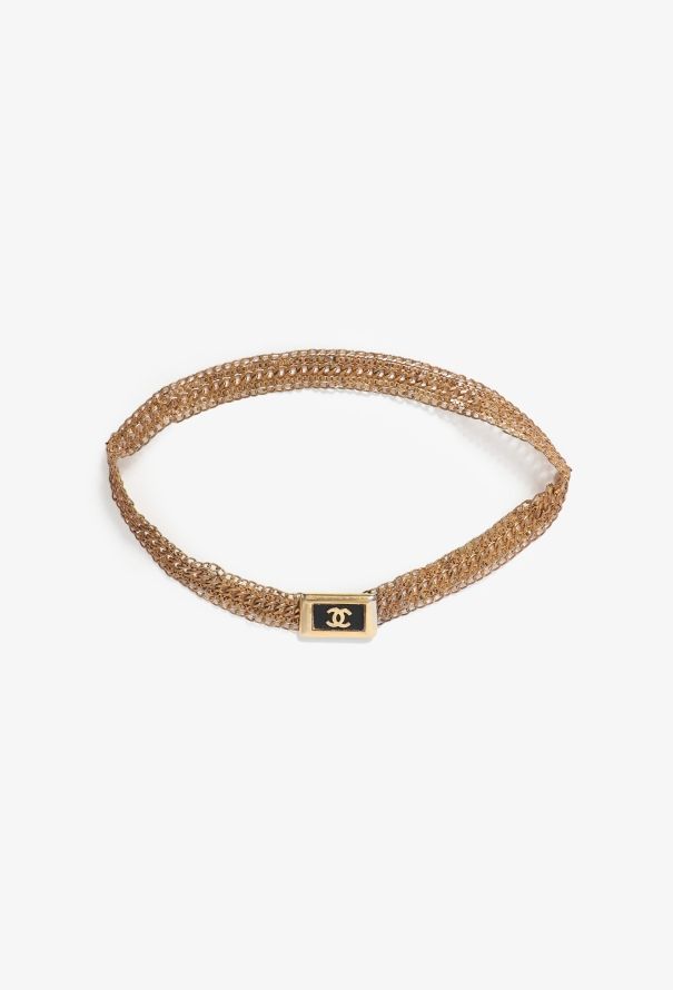 Chanel RARE '60s Chainlink 'CC' Belt - 3