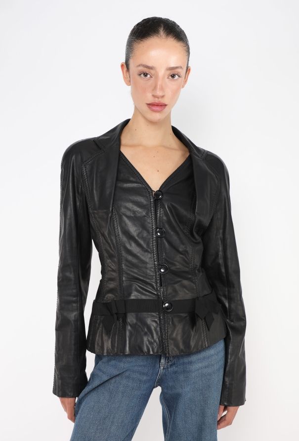 Dior 2005 Lambskin Bar Jacket - 1