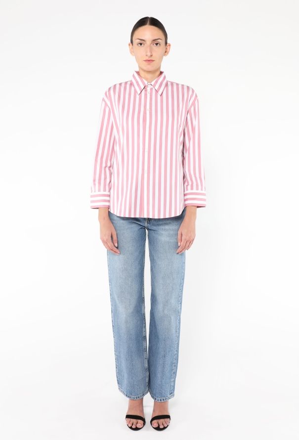 Jil Sander Striped Poplin Shirt - 3