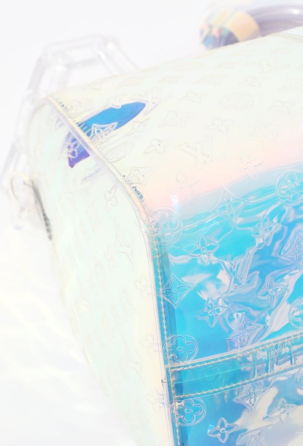 Louis Vuitton Iconic S/S 2019 Iridescent PVC Keepall 50 - 10
