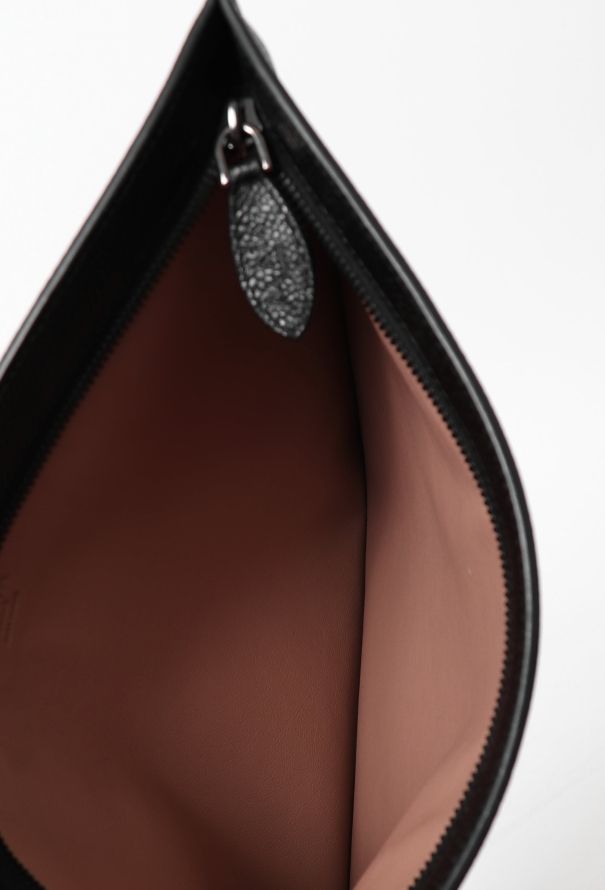 Alaïa Black Leather Clutch - 12
