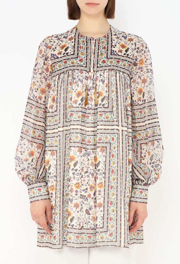Saint Laurent 2014 Floral Peasant Tunic - 1