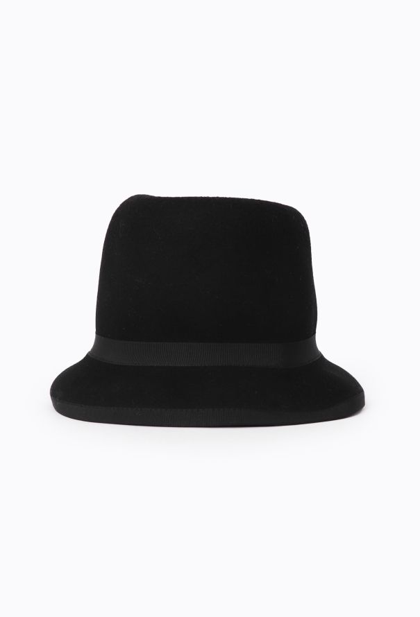 Comme des Garçons F/W 2022 Felted Grosgrain Hat - 1