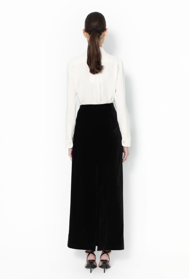 The Row 2022 Azelia Velvet Skirt - 4