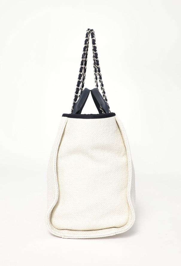 Chanel Canvas Medium Deauville Tote Bag - 4